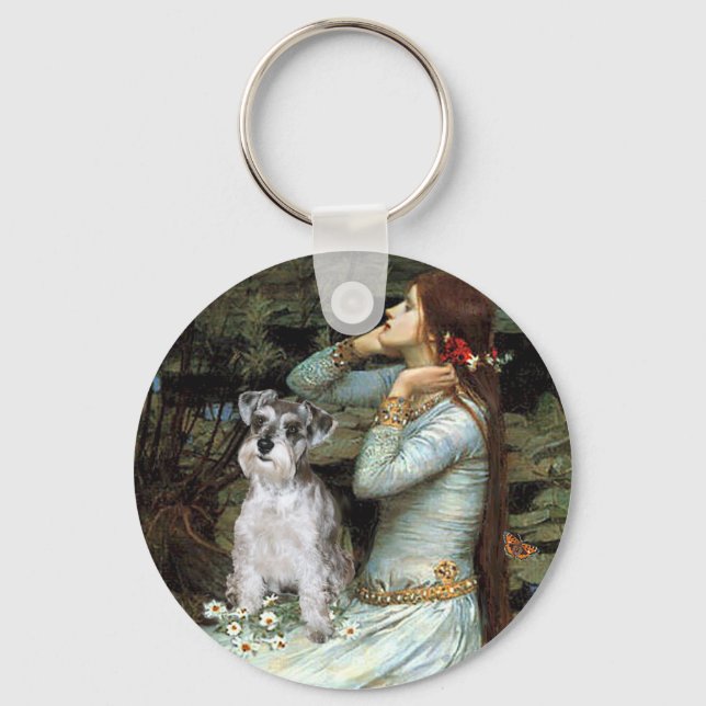 Schnauzer 13 - Ophelia Keychain (Front)
