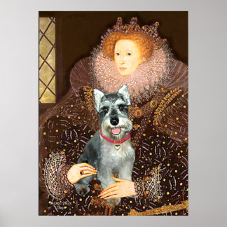 Schnauzer 8cr - Queen Poster