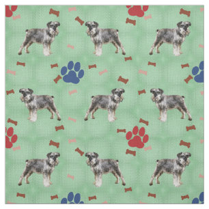Schnauzer Art Fabric