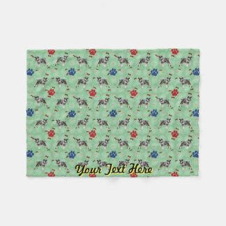 Schnauzer Art Fleece Blanket
