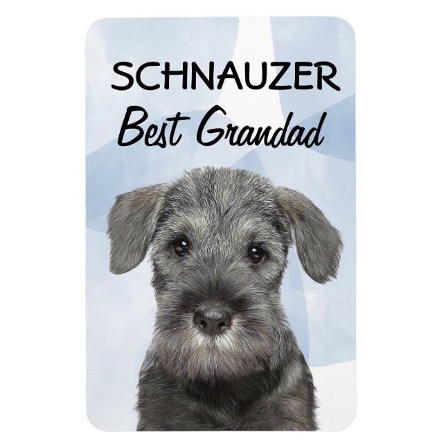 Schnauzer Best Grand Magnet (Vertical)