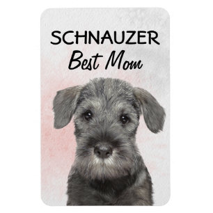 Schnauzer Best Mom Magnet