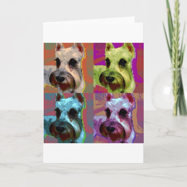 schnauzer card (Front)