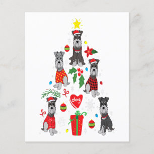 Schnauzer Christmas Tree Ornament Funny Pet Dog Flyer