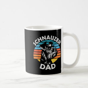 Schnauzer Dad Dog Pet Funny Fathers Day Vintage Coffee Mug