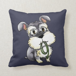 Schnauzer de Fozi - coussin décoratif fait sur