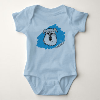 Schnauzer Dog - Baby Body Suit (Custom Colours) Bodysuit