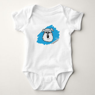 Schnauzer Dog - Baby Bodysuit