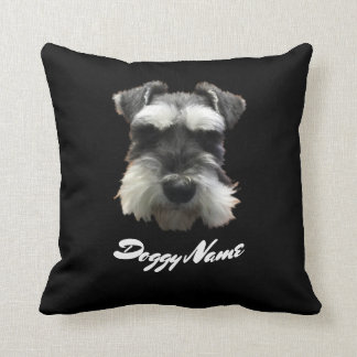 Schnauzer Dog Create Your Own Throw Pillow