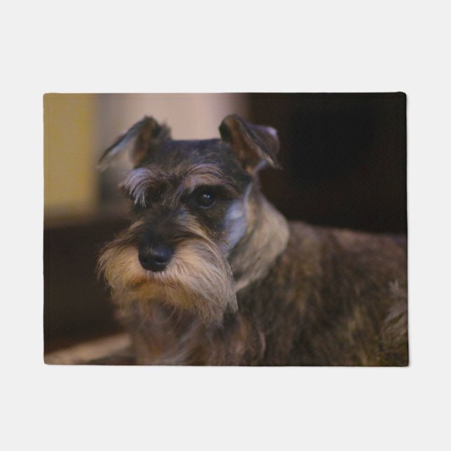 Schnauzer Dog Doormat (Front)
