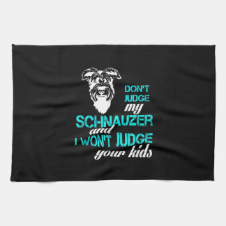 Schnauzer Dog Lovers Or Owners Kitchen Towel