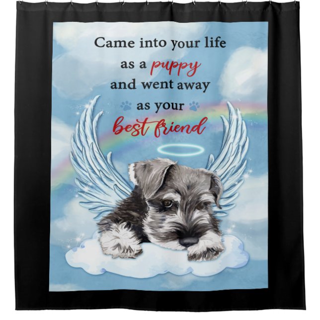 Schnauzer Dog Memorial (Front)
