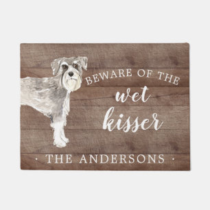 Schnauzer Dog Personalized Door Mat