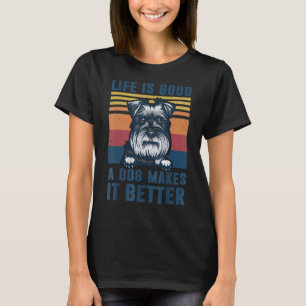 Schnauzer Dog   Schnauzer Dog Dad Mom Men Women 1 T-Shirt
