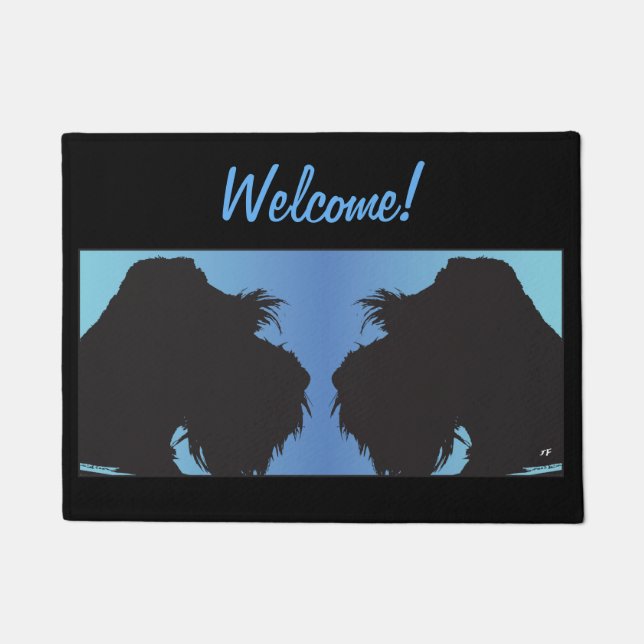 Schnauzer Doormat (Front)