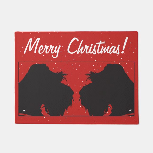 Schnauzer Doormat (Front)