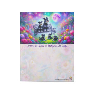 Schnauzer Dreams Notepad
