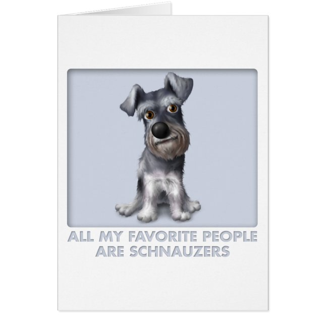 Schnauzer Favourite (Front)
