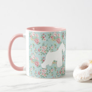 Schnauzer Flower Coffee Mug