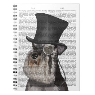 Schnauzer, Formal Hound and Hat Notebook