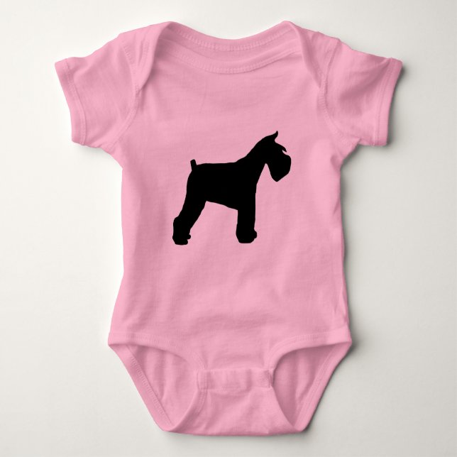 Schnauzer Gear Baby Bodysuit (Front)