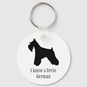 Schnauzer German Keychain