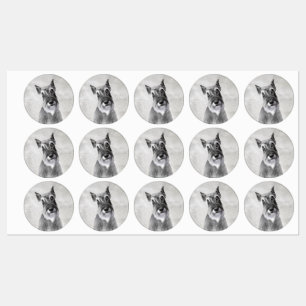Schnauzer (Giant) - Cute Original Dog Art