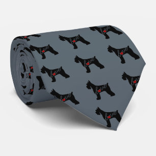 Schnauzer  / Giant Schnauzer Love Tie