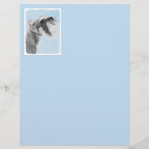 Schnauzer (Giant, Standard)  Painting - Dog Art