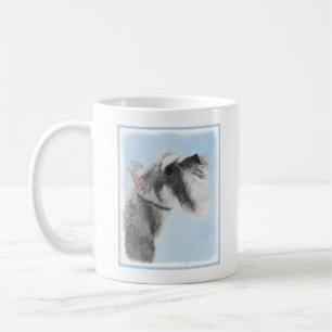 Schnauzer (Giant, Standard) Painting - Dog Art Coffee Mug