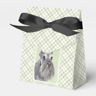 Schnauzer (Giant, Standard) Painting - Dog Art Favor Box