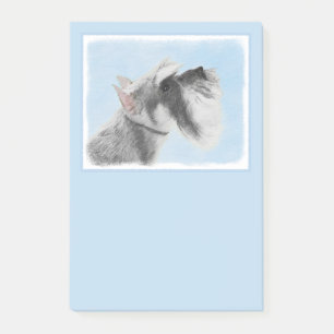 Schnauzer (Giant, Standard) Painting - Dog Art Post-it Notes