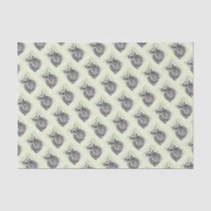 Schnauzer (Giant, Standard) Painting - Dog Art Tissue Paper