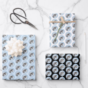 Schnauzer (Giant, Standard)  Painting - Dog Art Wrapping Paper Sheet