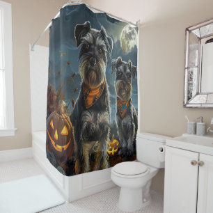 Schnauzer Halloween Spooky