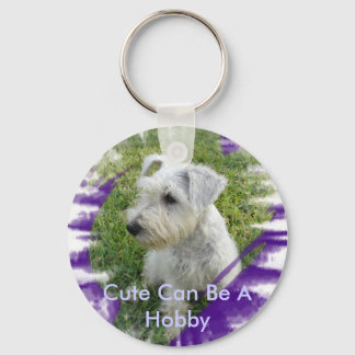 Schnauzer Keychain
