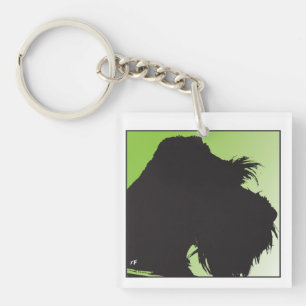Schnauzer Keychain