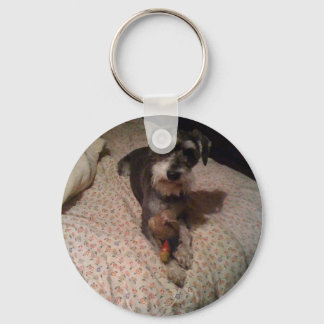 schnauzer keychain