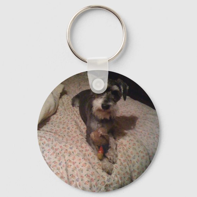 schnauzer keychain (Front)