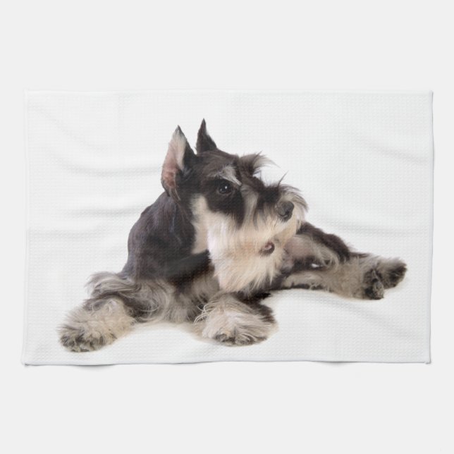 SCHNAUZER KITCHEN TOWEL (Horizontal)