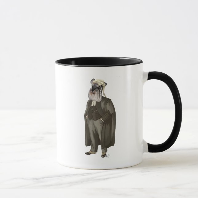 Schnauzer Lawyer 2 Mug (Right)