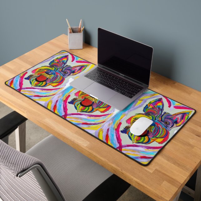 Schnauzer Love Desk Mat (Office 2)