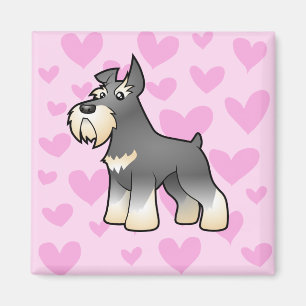 Schnauzer Love Magnet