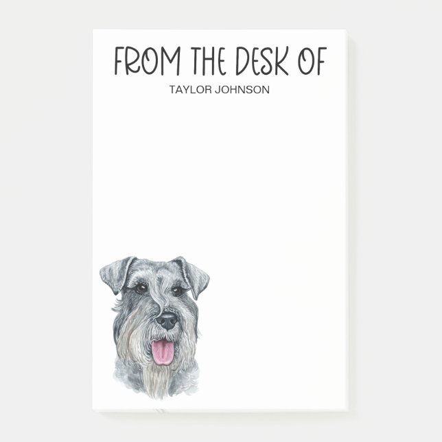 Schnauzer Lover Post-it Notes (Front)