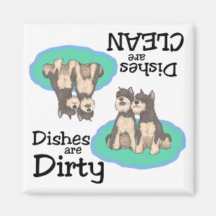 Schnauzer Lovers Dishwasher Magnet