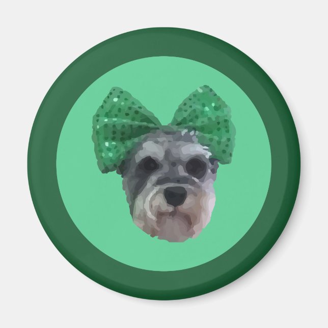 Schnauzer Magnet (Front)