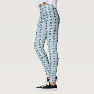 Schnauzer (Miniature) Painting - Cute Original Dog Leggings