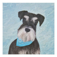 Schnauzer (Miniature) Painting - Cute Original Dog