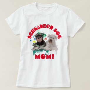 Schnauzer Mom Dog Lover Best Dog Mom Ever T-Shirt