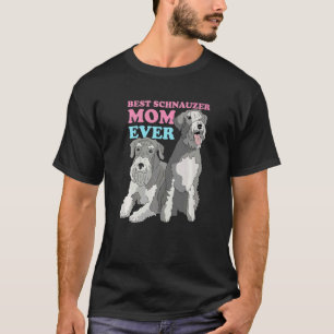 Schnauzer Mom Dog Owner Schnauzer  2 T-Shirt